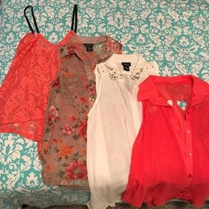 Sheer shirt bundle